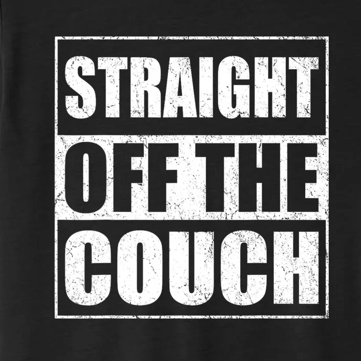 Straight Off The Couch Funny Football Offensive Lineman ChromaSoft Performance T-Shirt