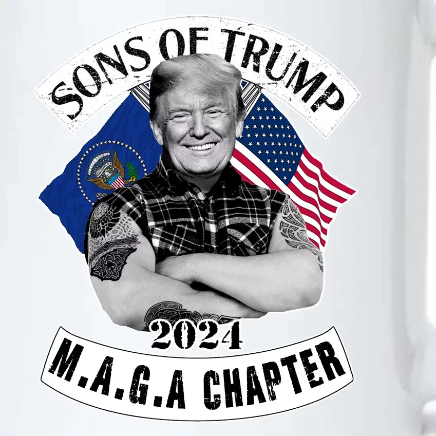 Sons Of Trump 2024 M.A.G.A Chapter MAGA Black Color Changing Mug