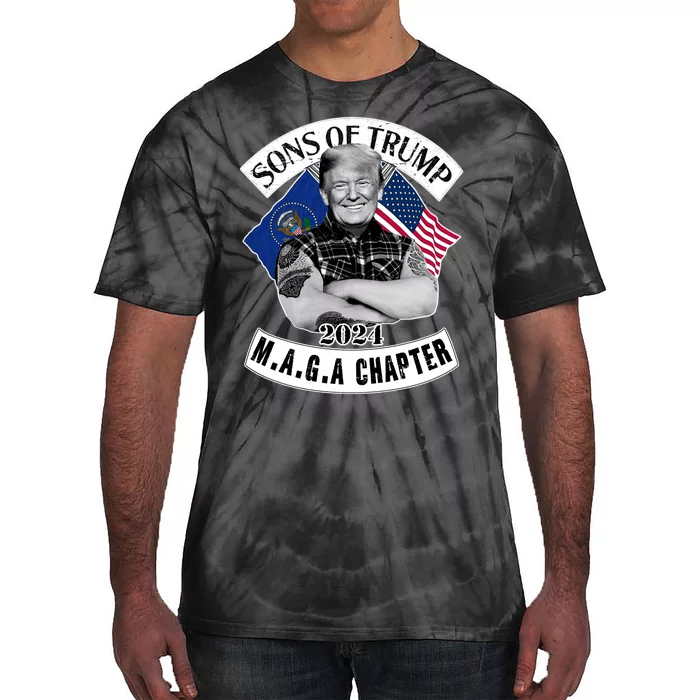 Sons Of Trump 2024 M.A.G.A Chapter MAGA Tie-Dye T-Shirt