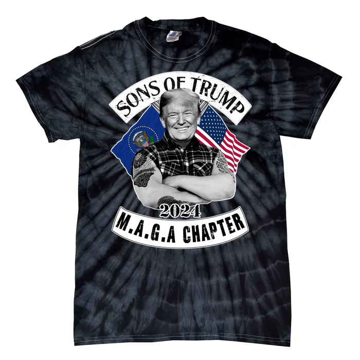 Sons Of Trump 2024 M.A.G.A Chapter MAGA Tie-Dye T-Shirt