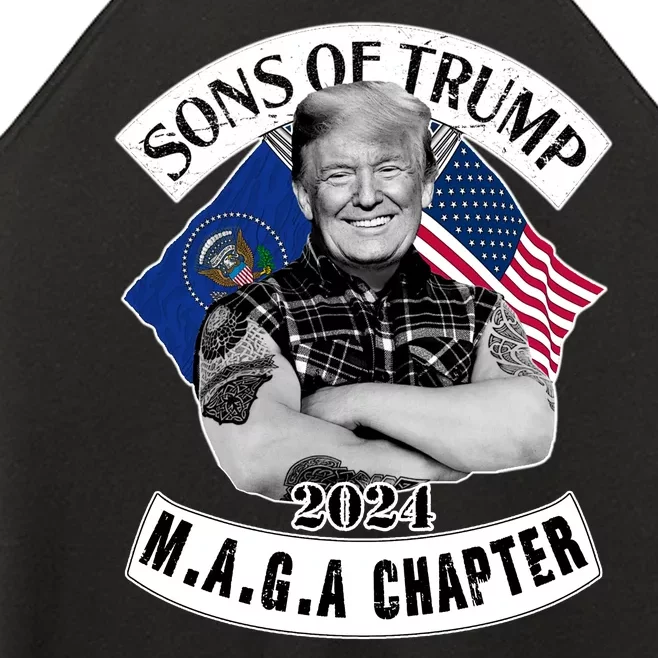 Sons Of Trump 2024 M.A.G.A Chapter MAGA Women’s Perfect Tri Rocker Tank