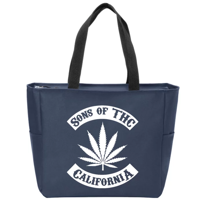 Sons Of Thc California Zip Tote Bag