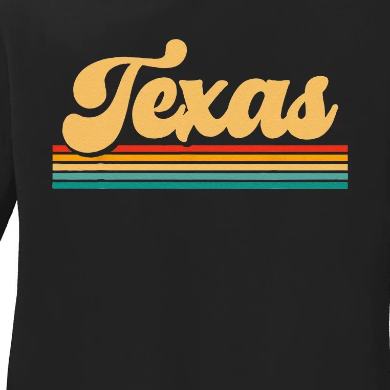 State Of Texas Ladies Long Sleeve Shirt