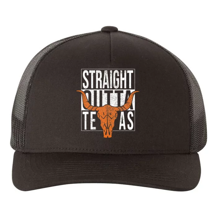 Straight Outta Texas 1845 For Proud Texans Yupoong Adult 5-Panel Trucker Hat