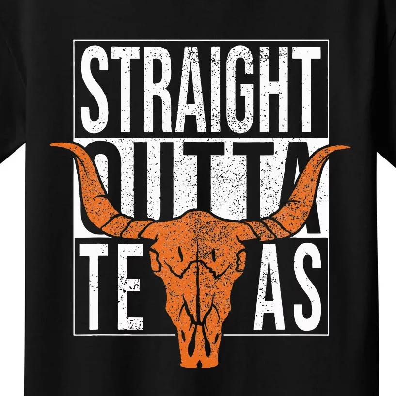 Straight Outta Texas 1845 For Proud Texans Kids T-Shirt