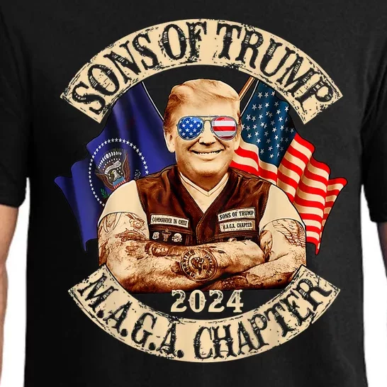 Sons Of Trump Maga Chapter 2024 Pajama Set