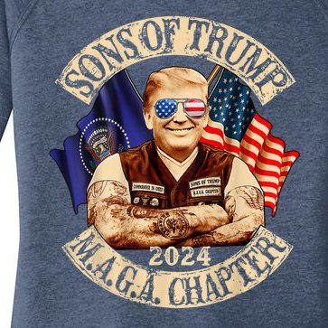 Sons Of Trump Maga Chapter 2024 Women’s Perfect Tri Tunic Long Sleeve Shirt