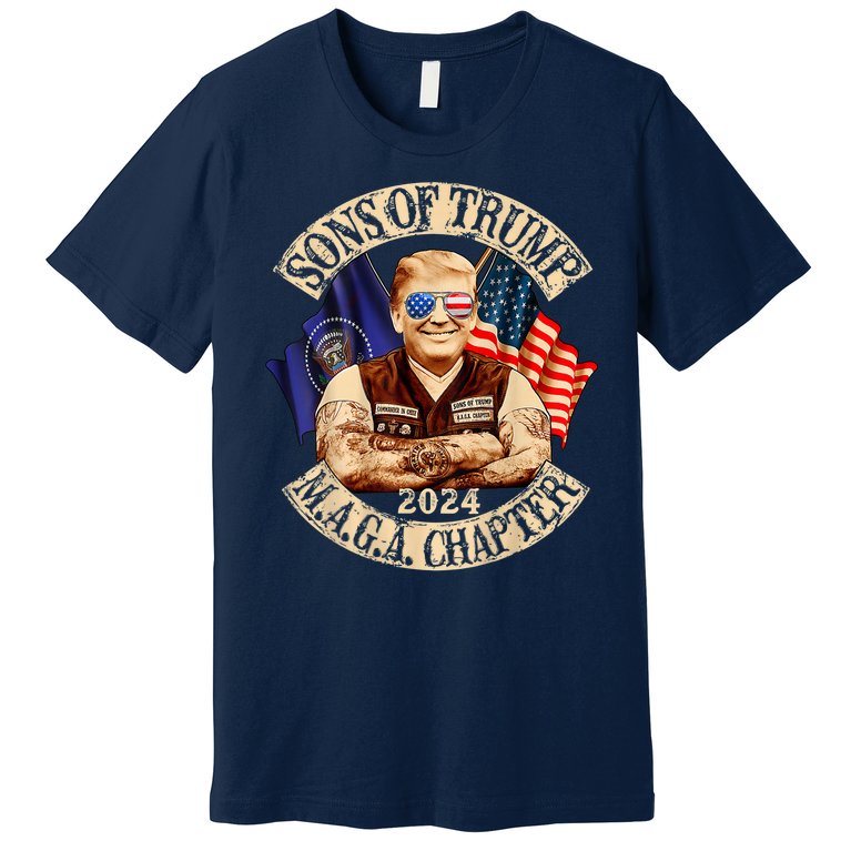 Sons Of Trump Maga Chapter 2024 Premium T-Shirt