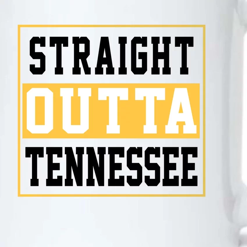 Straight Outta Tennessee Black Color Changing Mug