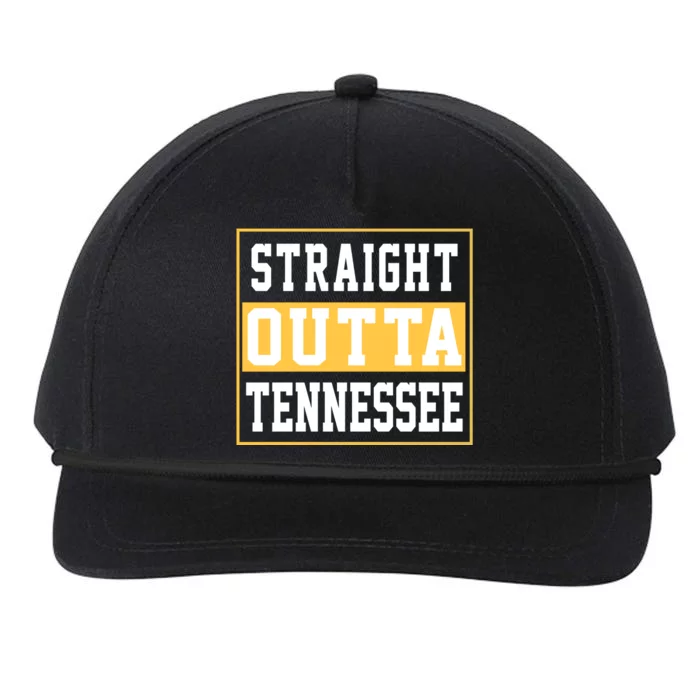 Straight Outta Tennessee Snapback Five-Panel Rope Hat