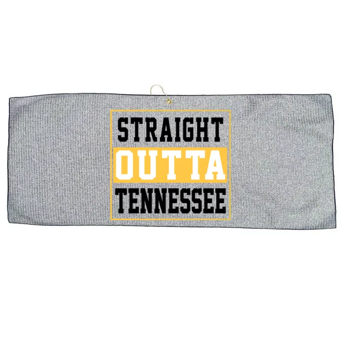 Straight Outta Tennessee Large Microfiber Waffle Golf Towel