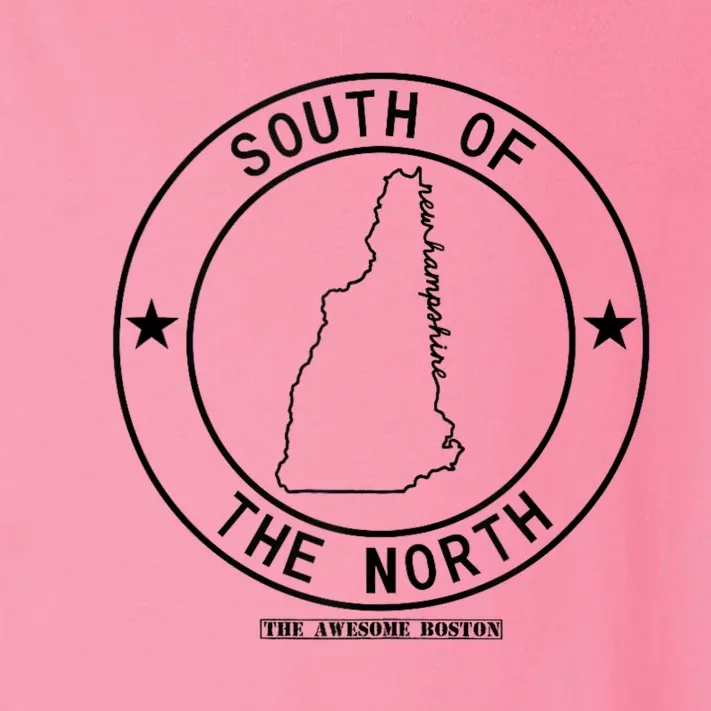 South Of The North New Hampshire State Graphic Toddler Long Sleeve Shirt