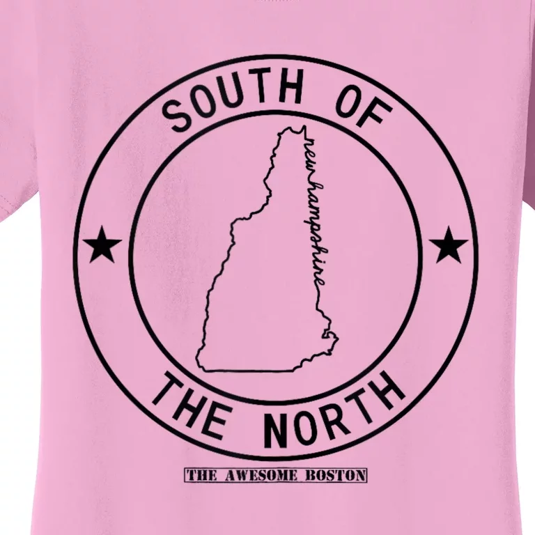 South Of The North New Hampshire State Graphic Women's T-Shirt