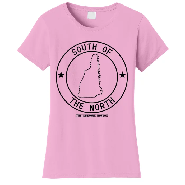 South Of The North New Hampshire State Graphic Women's T-Shirt