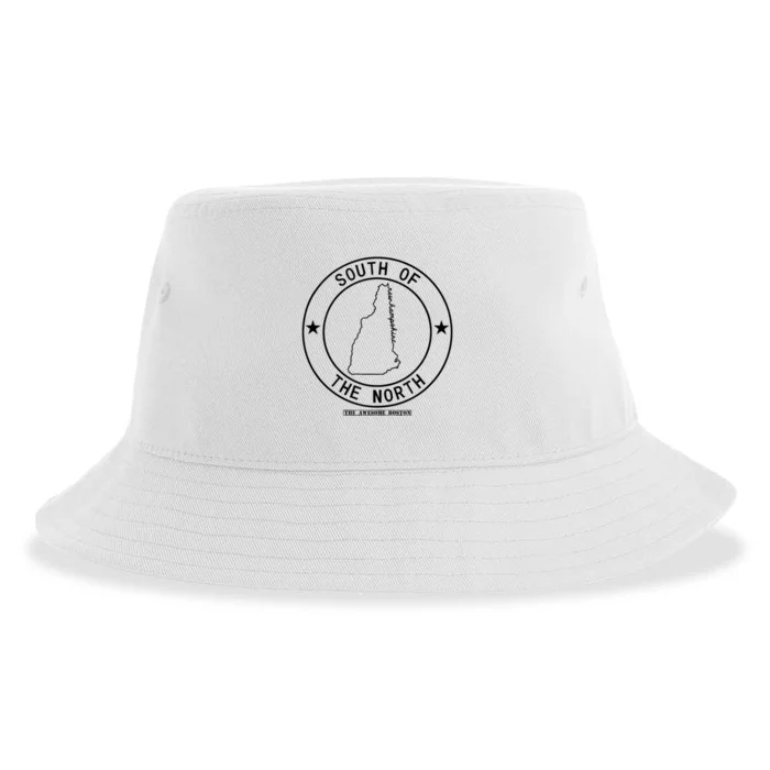 South Of The North New Hampshire State Graphic Sustainable Bucket Hat