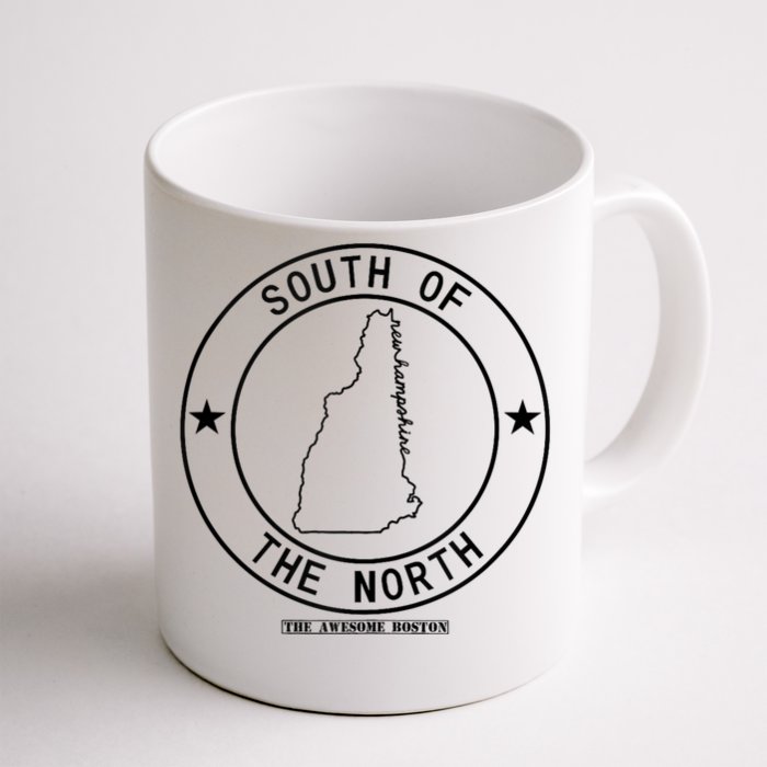 South Of The North New Hampshire State Graphic Front & Back Coffee Mug