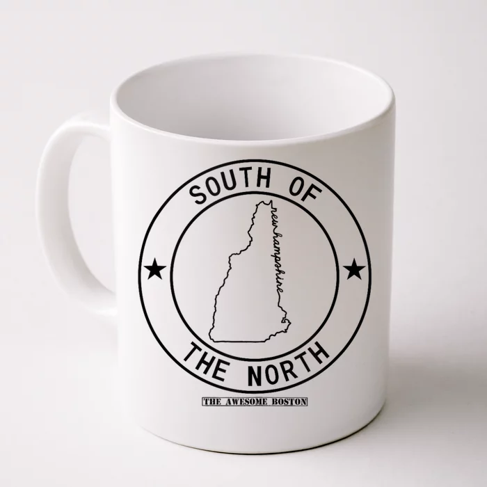 South Of The North New Hampshire State Graphic Front & Back Coffee Mug