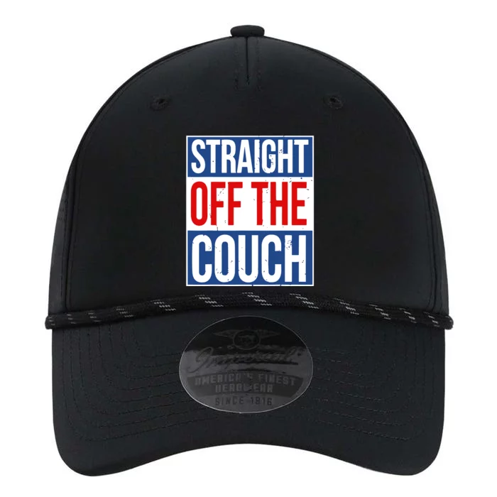 Straight Off The Couch Funny Football Meme Performance The Dyno Cap