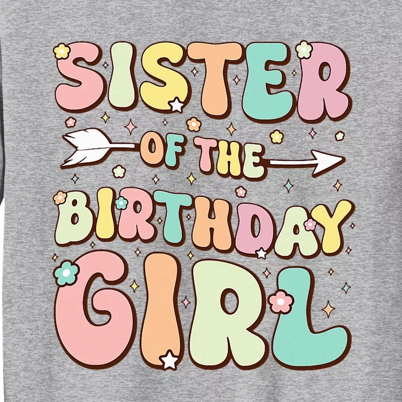 Sister Of The Birthday Girl Family Matching Birthday Sweatshirt