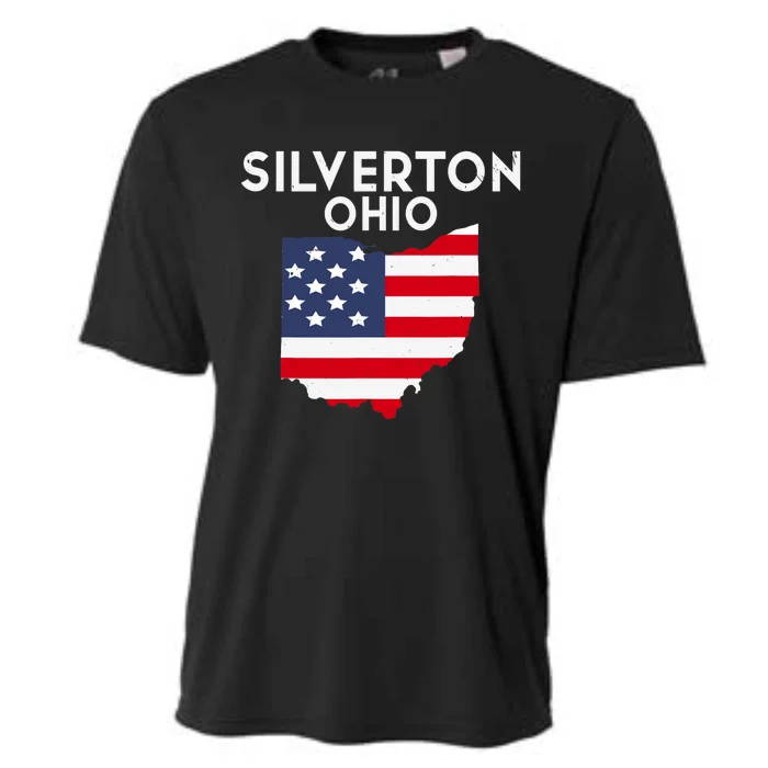 Silverton Ohio USA State America Travel Ohioan Cooling Performance Crew T-Shirt