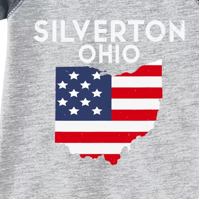 Silverton Ohio USA State America Travel Ohioan Infant Baby Jersey Bodysuit