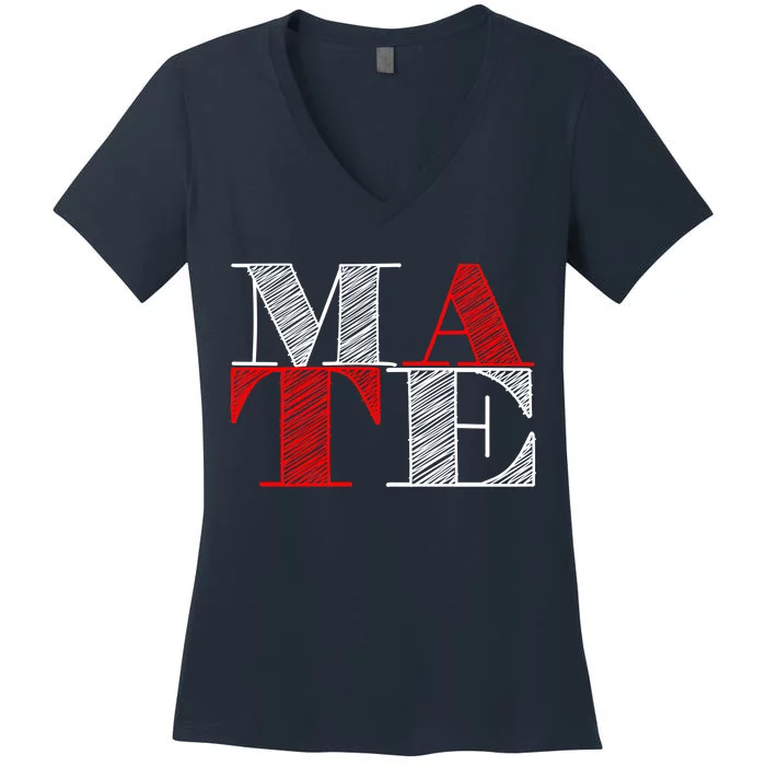 Soul Mate Matching Couples For Mr Women's V-Neck T-Shirt