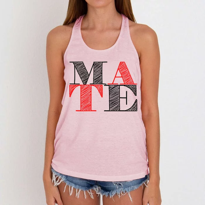 Soul Mate Matching Couples For Mr Women's Knotted Racerback Tank