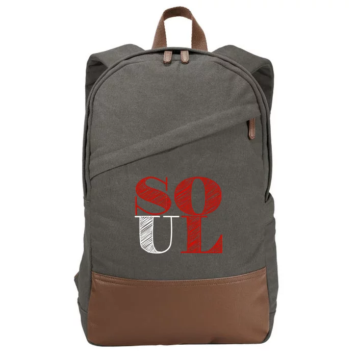 Soul Mate Matching Couples For Mrs Cotton Canvas Backpack