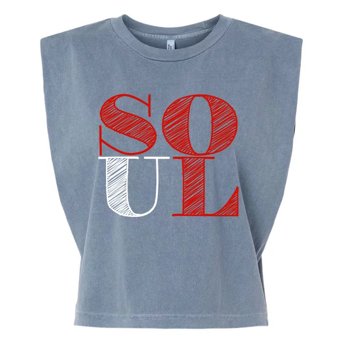 Soul Mate Matching Couples For Mrs Garment-Dyed Women's Muscle Tee