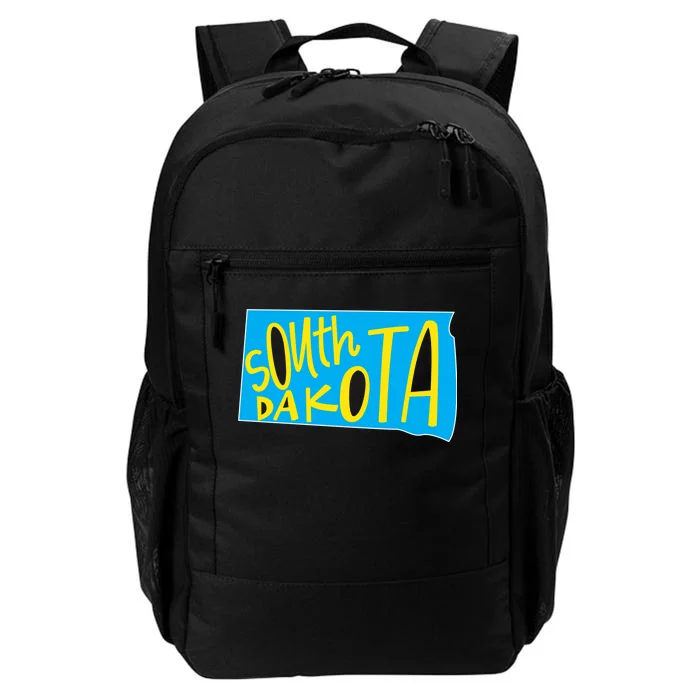 South Dakota Hand Drawn State Outline Daily Commute Backpack