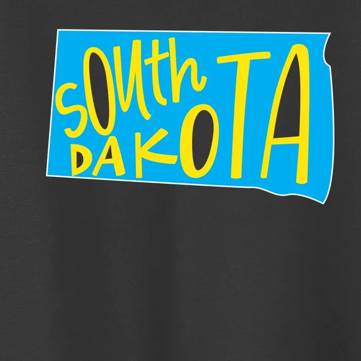 South Dakota Hand Drawn State Outline Toddler T-Shirt