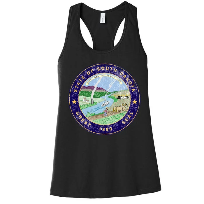 South Dakota Seal Women's Racerback Tank