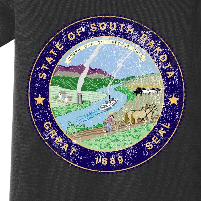 South Dakota Seal Baby Bodysuit