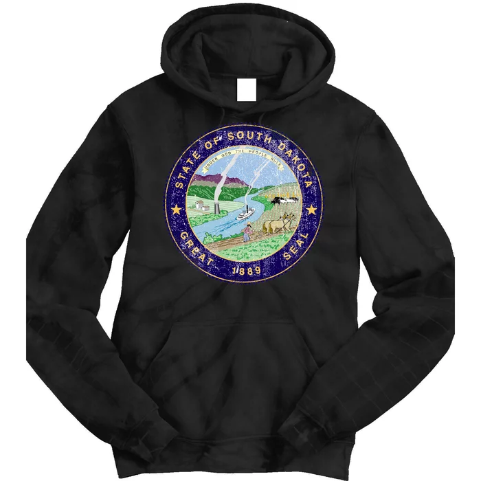 South Dakota Seal Tie Dye Hoodie