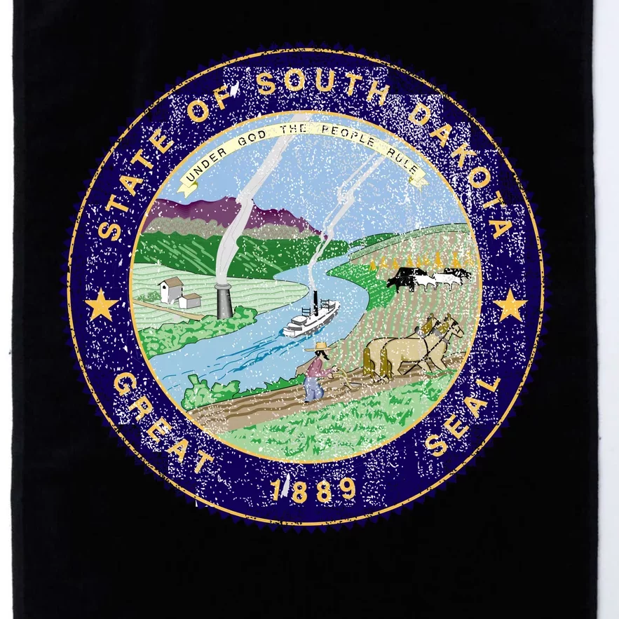 South Dakota Seal Platinum Collection Golf Towel