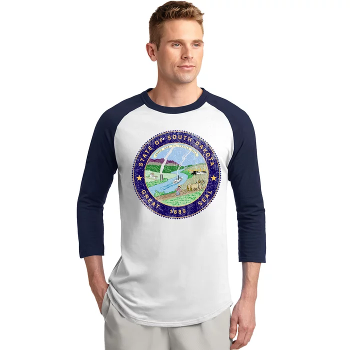 South Dakota Seal Baseball Sleeve Shirt