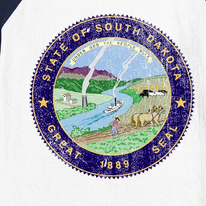 South Dakota Seal Baseball Sleeve Shirt