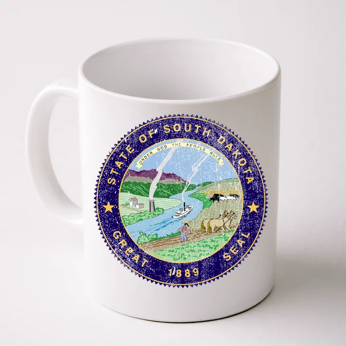 South Dakota Seal Front & Back Coffee Mug