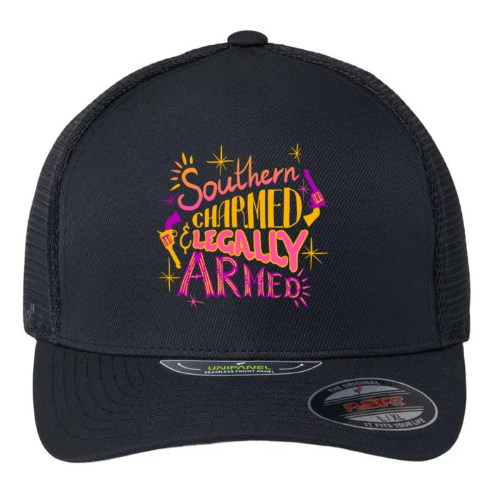 Southern Charmed Legally Armed 2nd Amendment Flexfit Unipanel Trucker Cap