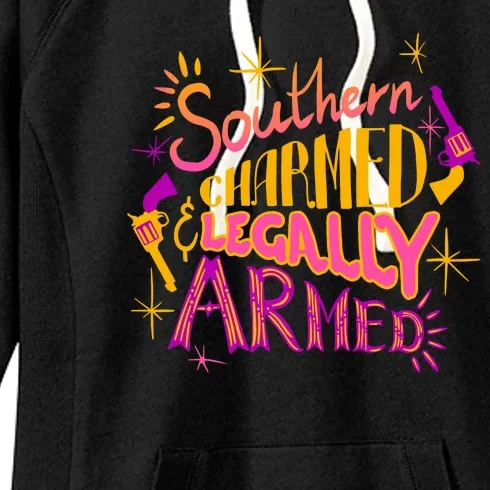 Southern Charmed Legally Armed 2nd Amendment Women's Fleece Hoodie