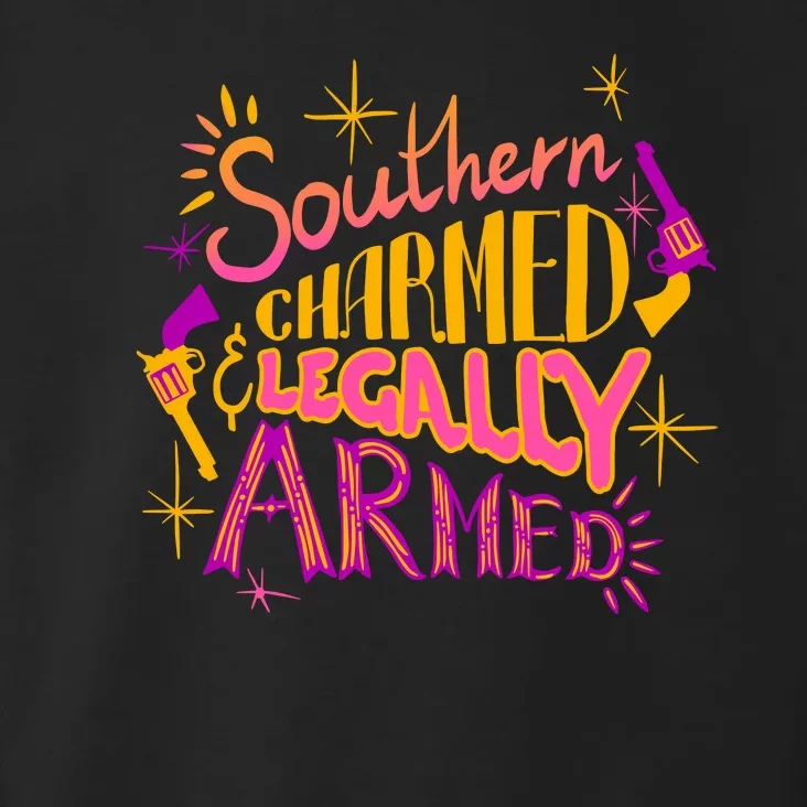 Southern Charmed Legally Armed 2nd Amendment Toddler Hoodie