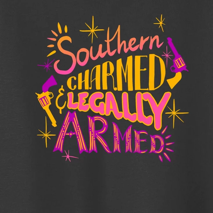 Southern Charmed Legally Armed 2nd Amendment Toddler T-Shirt