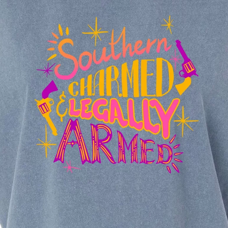 Southern Charmed Legally Armed 2nd Amendment Garment-Dyed Women's Muscle Tee