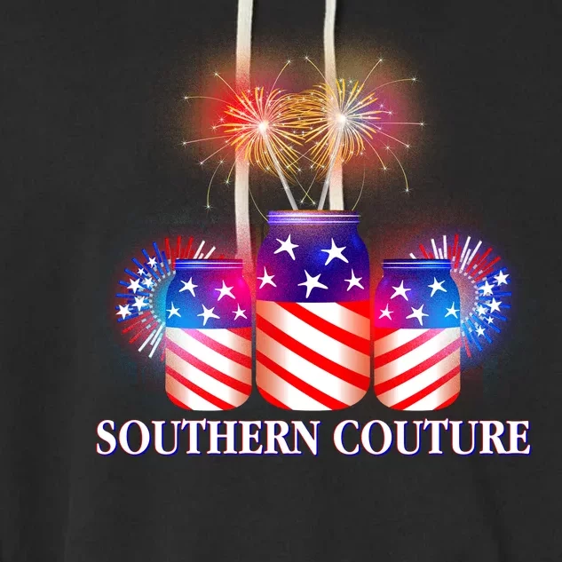 Southern Couture July 4th Garment-Dyed Fleece Hoodie