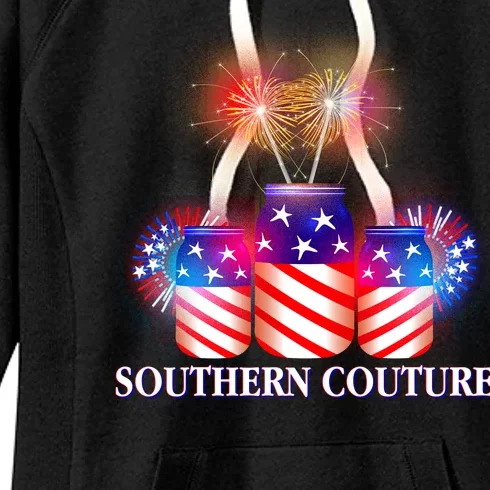 Southern Couture July 4th Women's Fleece Hoodie