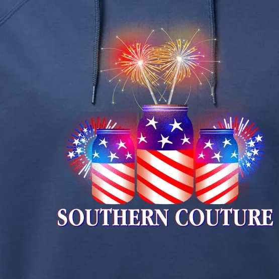 Southern Couture July 4th Performance Fleece Hoodie