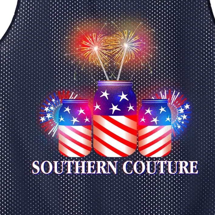 Southern Couture July 4th Mesh Reversible Basketball Jersey Tank