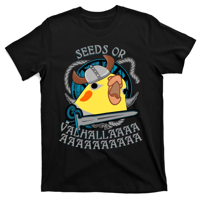 Seeds Or Valhalla Viking Cockatiel T-Shirt