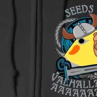 Seeds Or Valhalla Viking Cockatiel Full Zip Hoodie