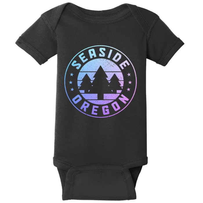 Seaside Oregon Vintage Pride Baby Bodysuit